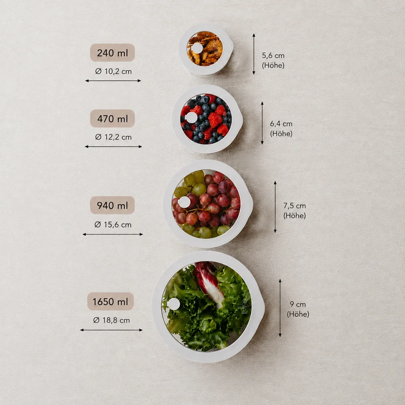 Frischebox | rund | 940ml