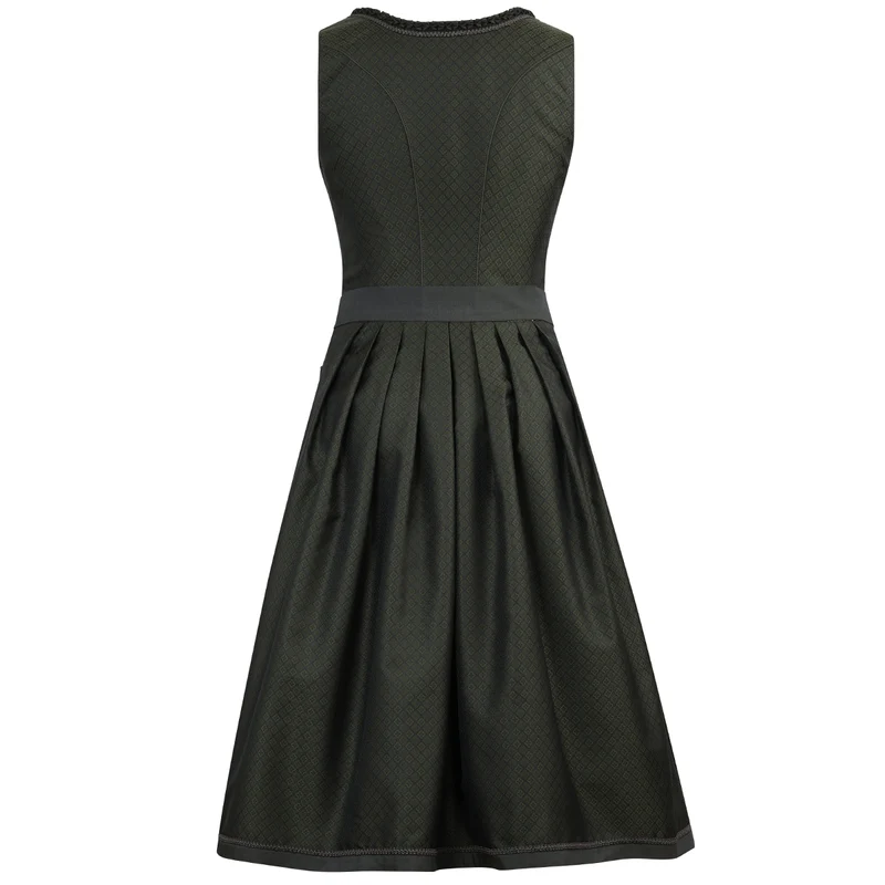 MarJo Dirndl Eschau Moos 65cm mit Borte