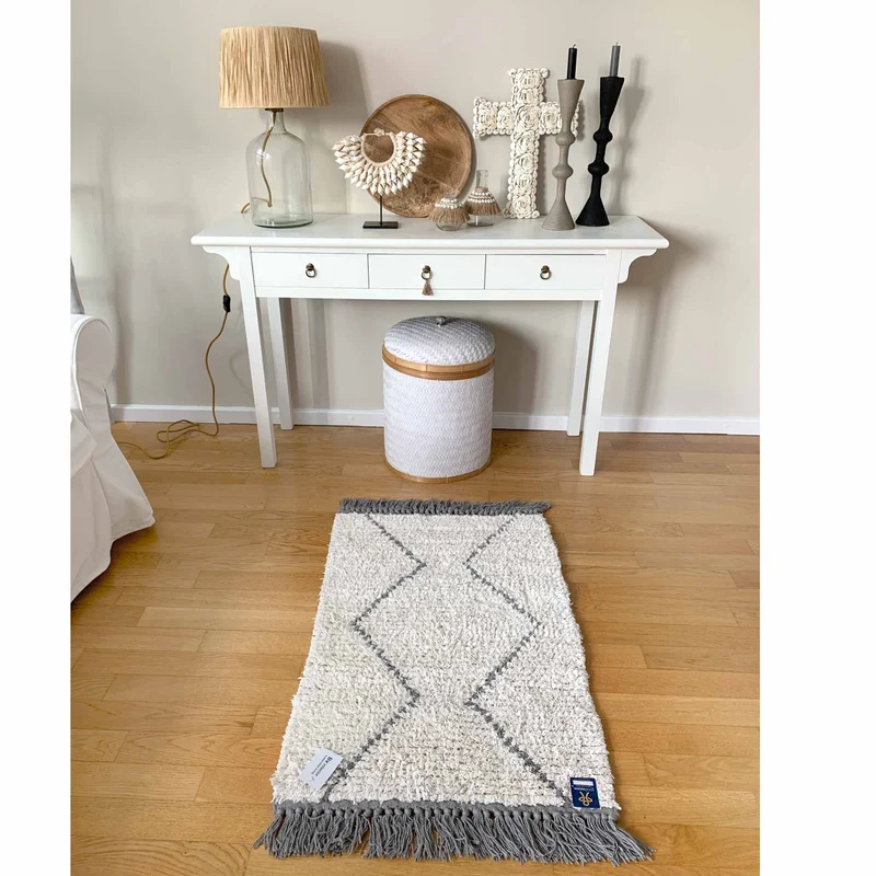 Teppich Beige Grau "Kasbah"