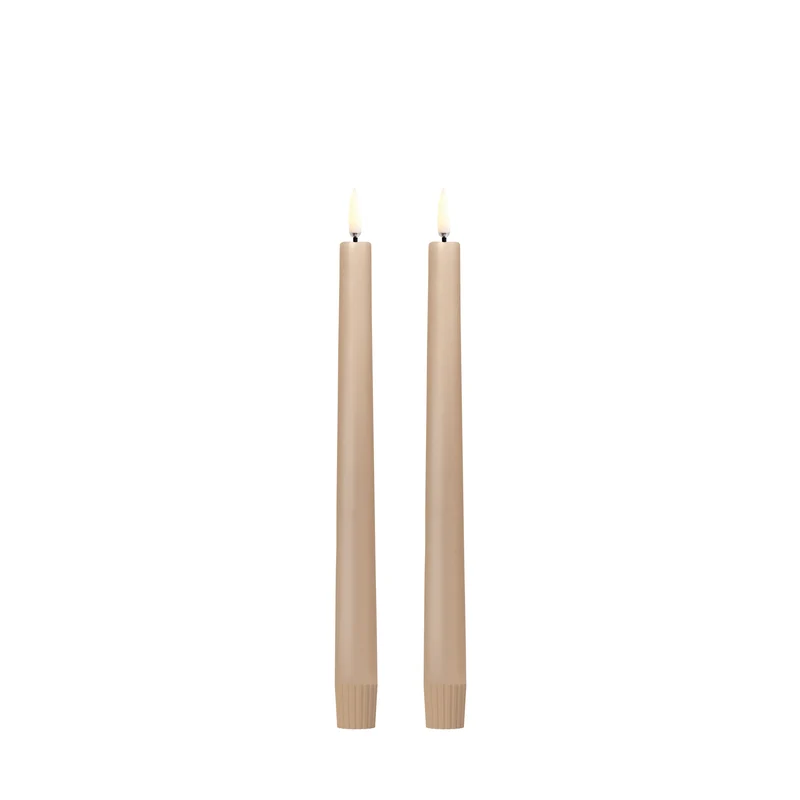 LED Stabkerzen 2er-Set 2,3 x 25 cm - Uyuni