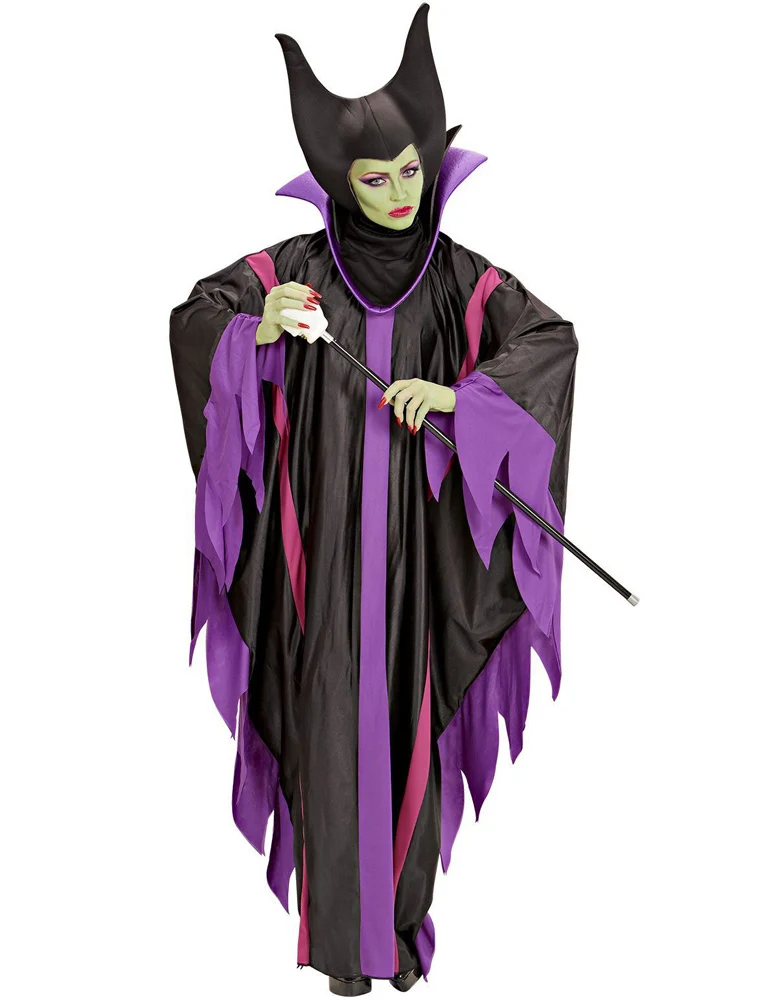 Hexen Kostüm "Malefizia" für Damen | Kleid mit Hut