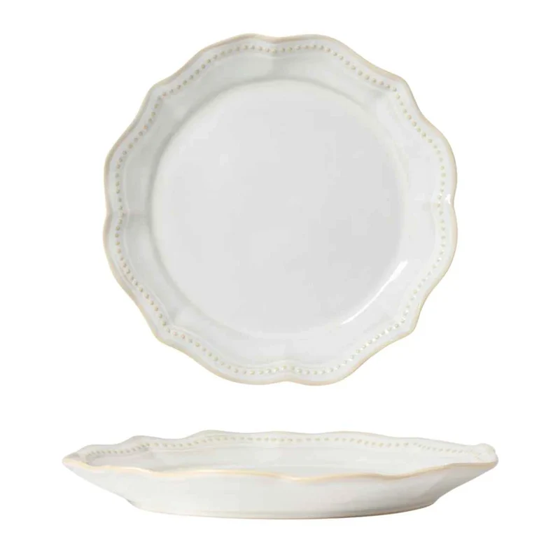 Weißer Salat- & Dessertteller ALMARA