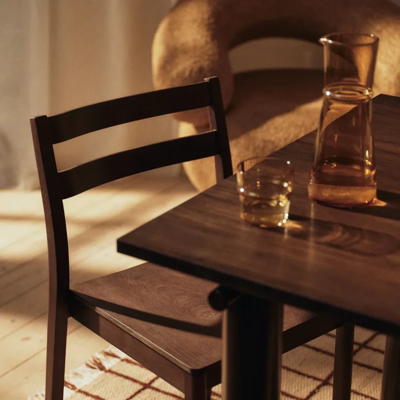 Sen Wollteppich kariert flachgewebt - ferm LIVING