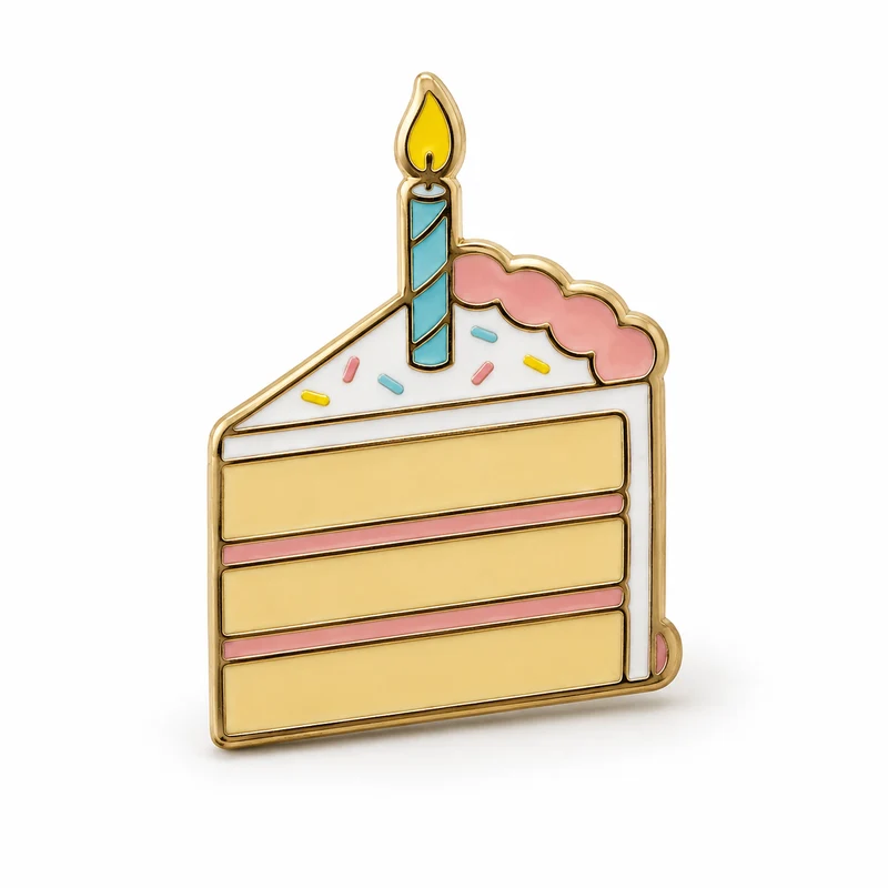 Anstecker Kuchenstück