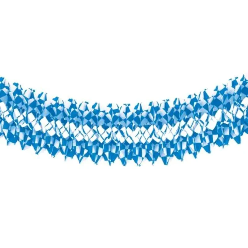 Girlande "Bayrisch Blau" Ø 25cm · 10 m | Schwer entflammbar