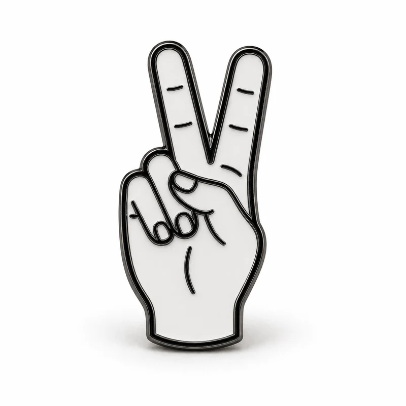 Anstecker Hand Peace