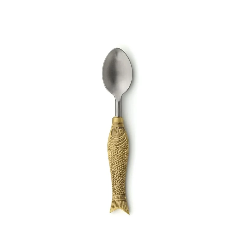 Mare Gold – Designbesteck mit Fischgriff