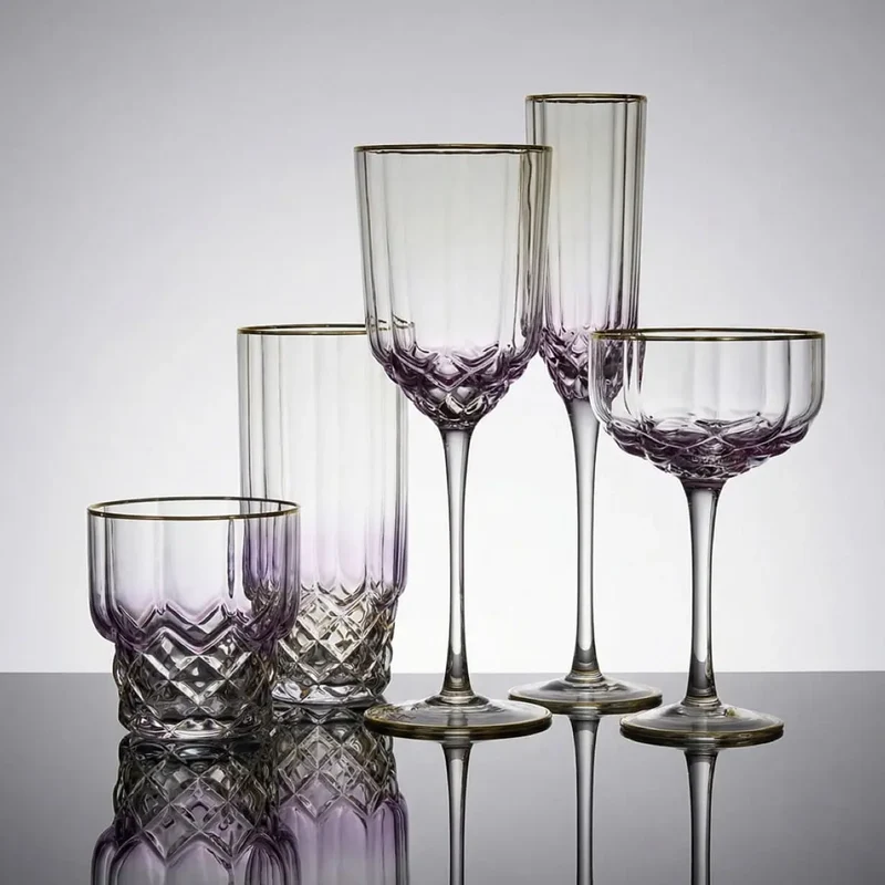 2er Set Cocktailschale PINK BLUSH