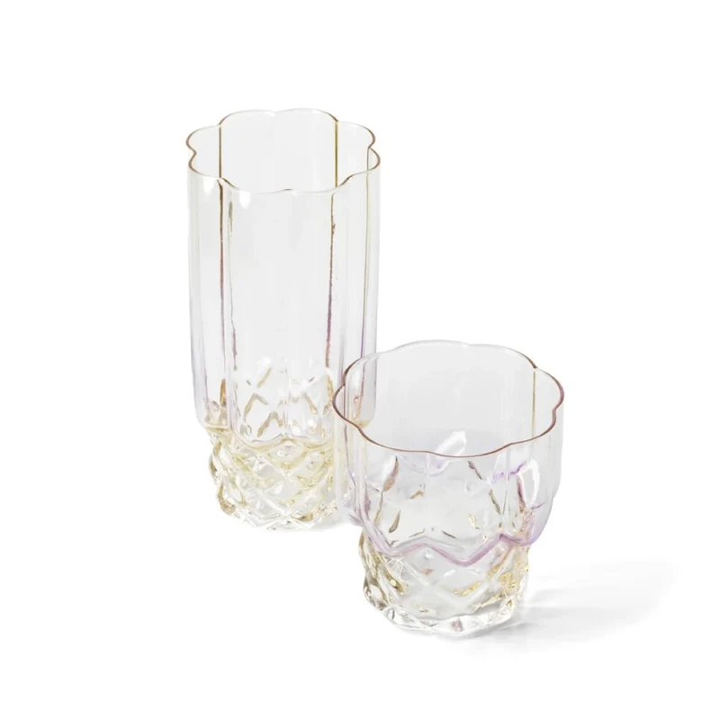 2er Set Wasserglas PINK BLUSH