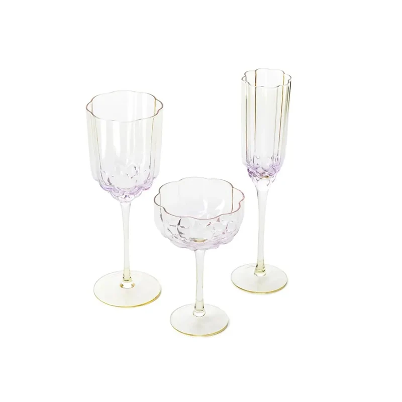 2er Set Cocktailschale PINK BLUSH