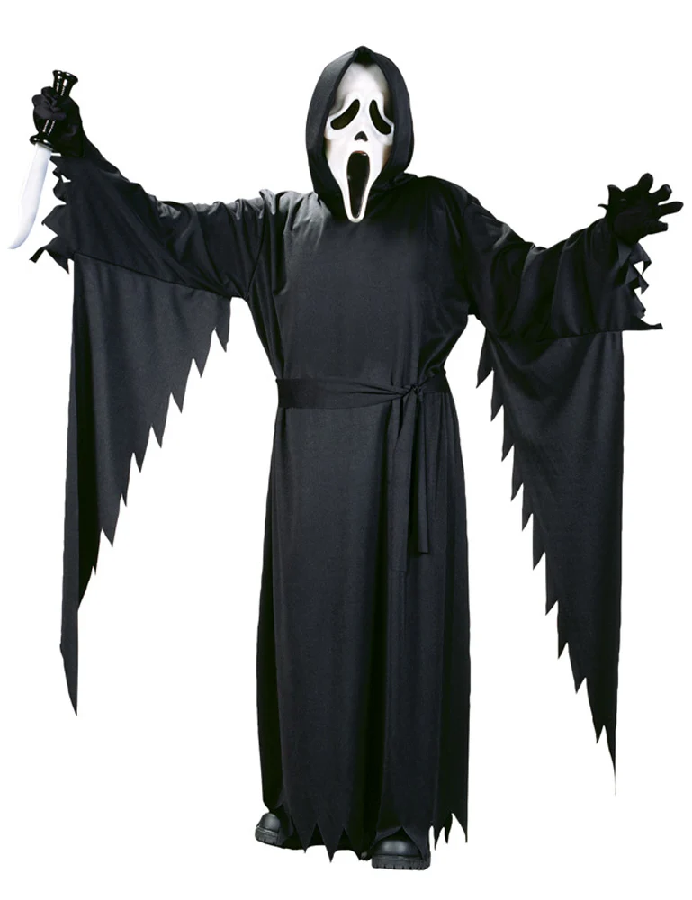 Scream Kostüm "Ghost Face" für Jugendliche 3-tlg. | 170 cm