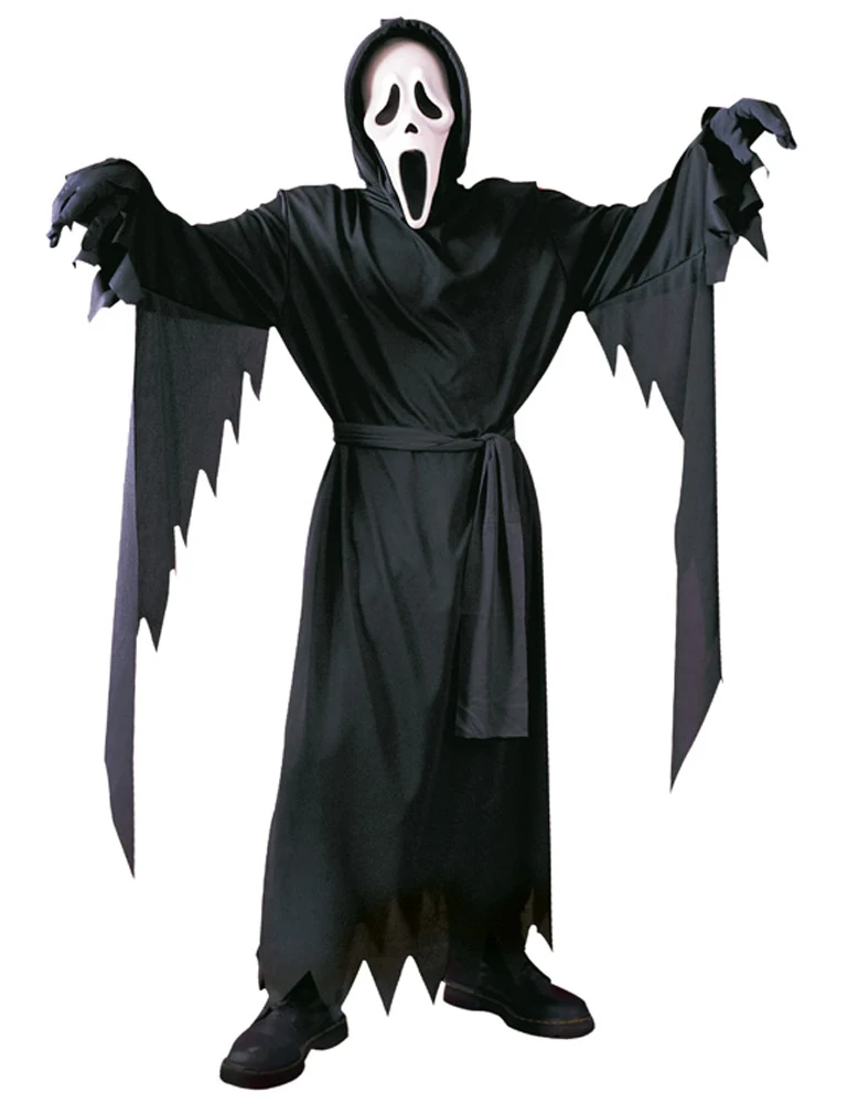 Scream Kostüm "Ghost Face" für Kinder 3-tlg. | 152 cm
