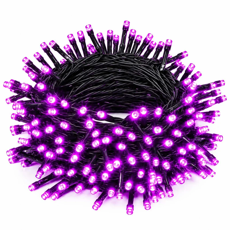 Lichterkette "Lila" 50 LED - 5 m | Halloween Dekoration