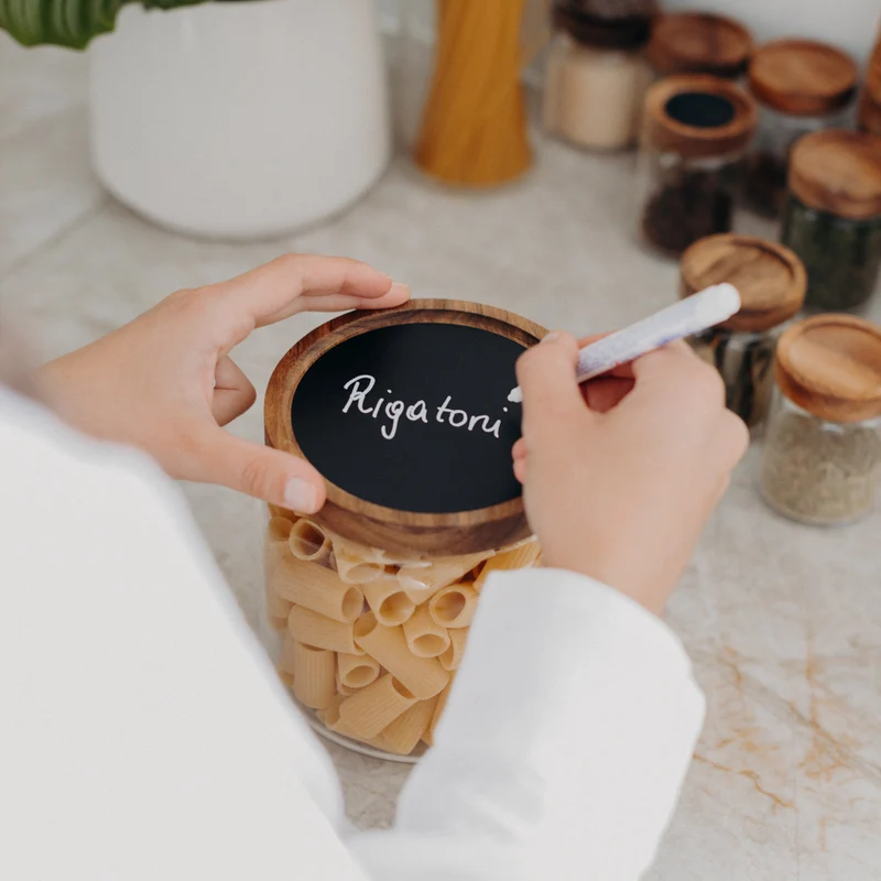 Tafelfarbe Sticker | Vorratsglas