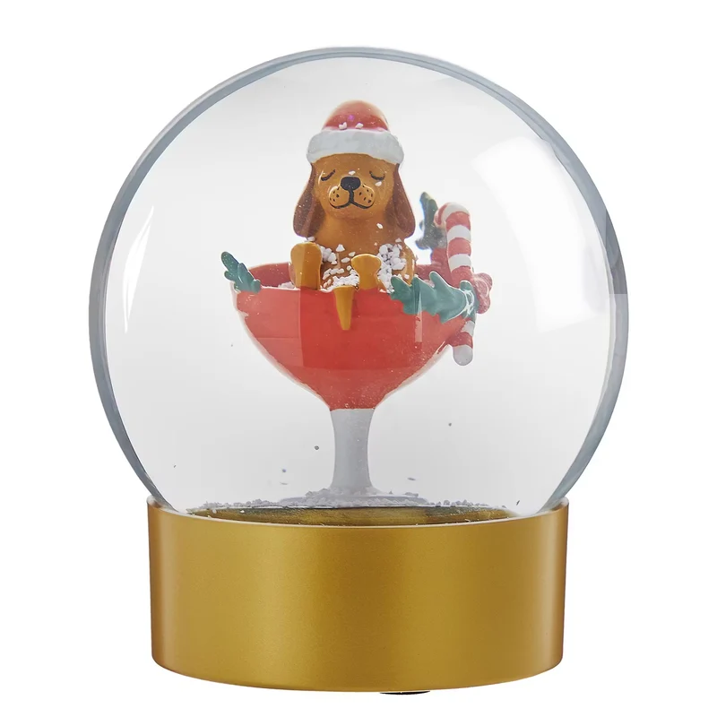 CELEBRATE X-MAS Schneekugel Hund