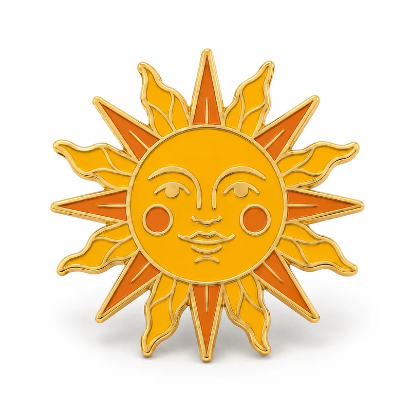 Anstecker Sonne
