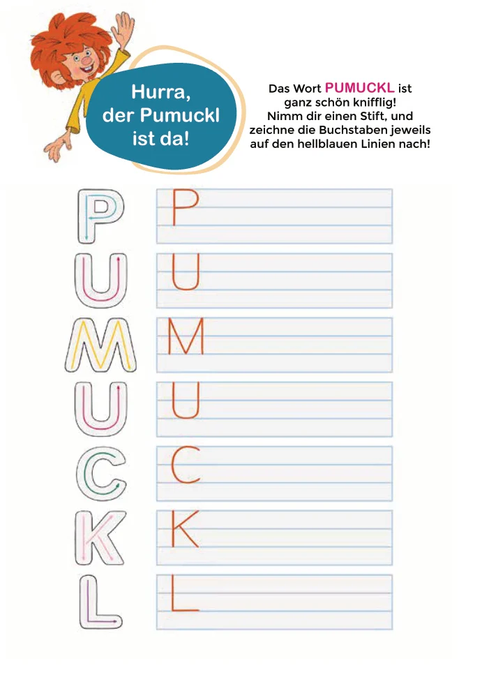 Lern-Spiel-Spaß mit Pumuckl: Buchstabenrätsel
