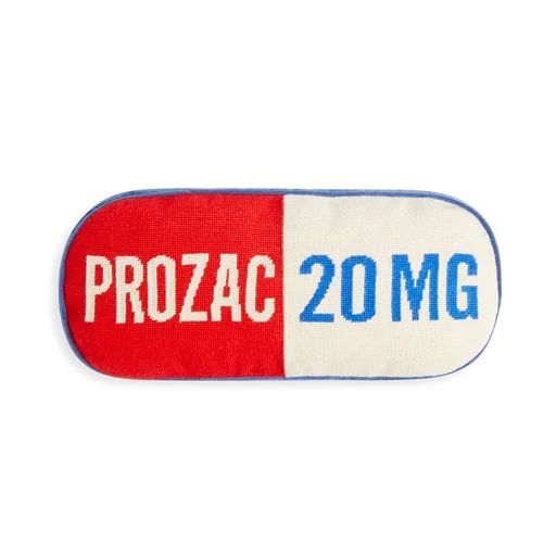 Kissen PRESCRIPTION PROZAC blau/rot