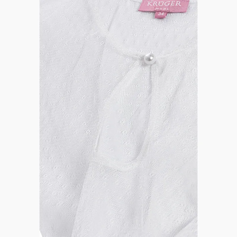 Melissa Naschenweng x Krüger Dirndlbluse Alpenmadl Ecru Kollektion 2026
