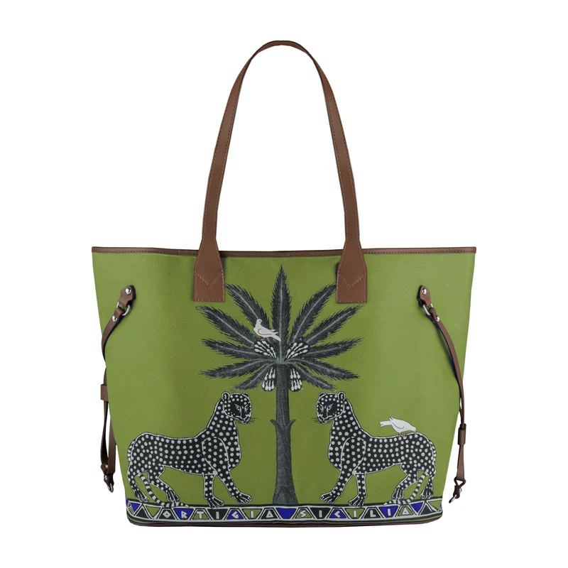 Tote Bag GATTOPARDO GREEN in grün