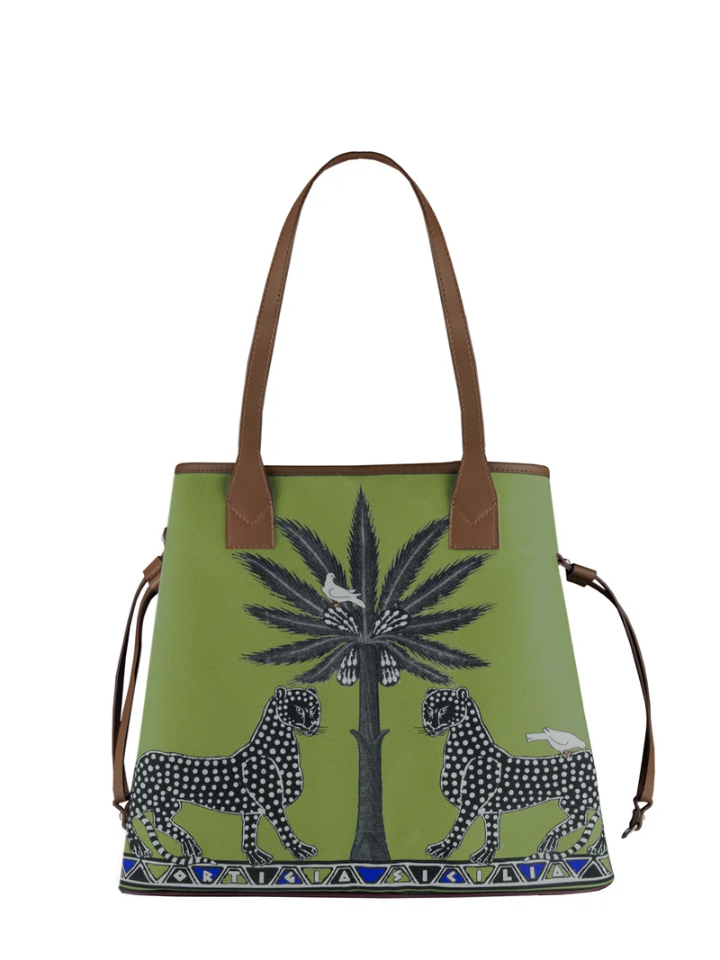 Tote Bag GATTOPARDO GREEN in grün