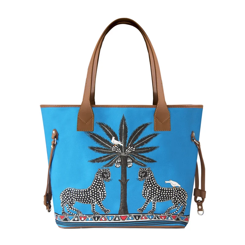 Tote Bag GATTOPARDO BLUE in blau