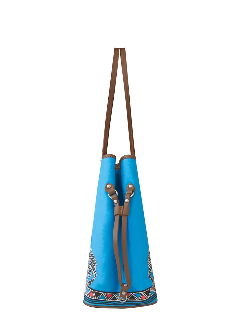 Tote Bag GATTOPARDO BLUE in blau