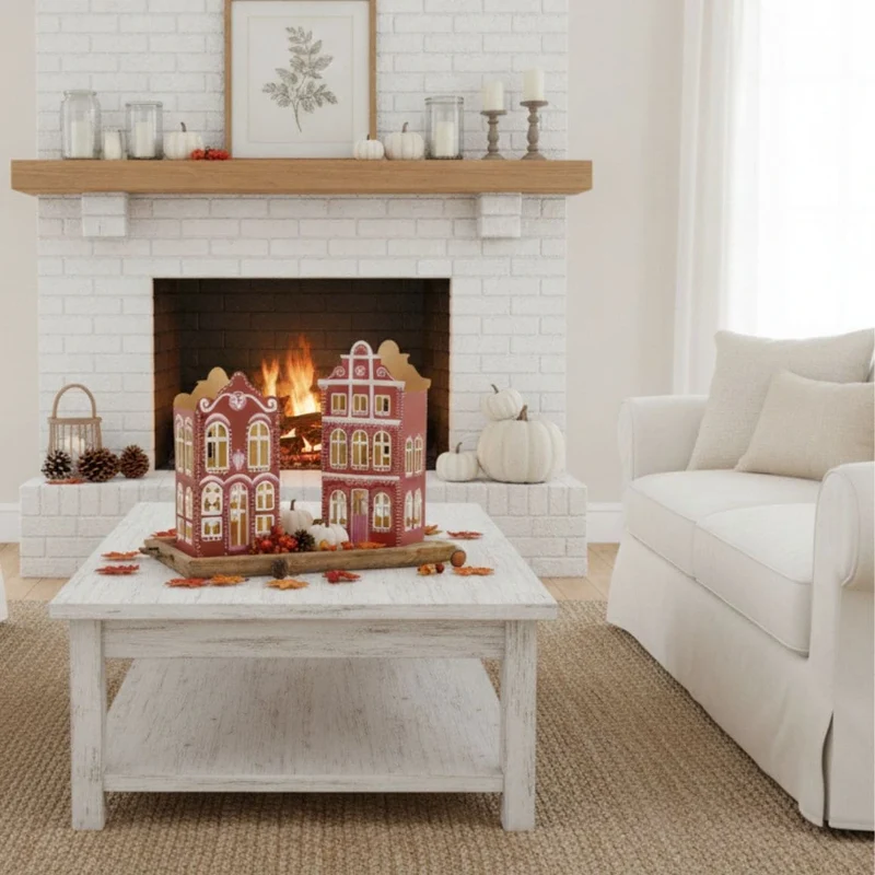 Lebkuchenhaus Scarlet – Rotes Weihnachtshaus