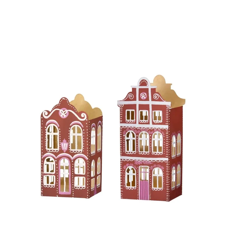 Lebkuchenhaus Scarlet – Rotes Weihnachtshaus