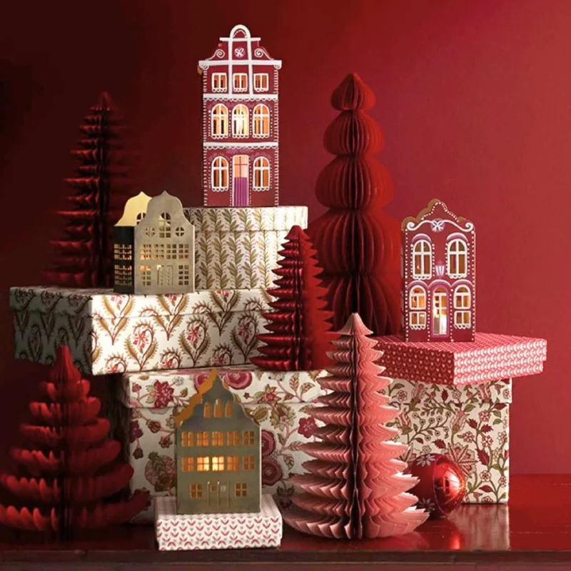 Lebkuchenhaus Scarlet – Rotes Weihnachtshaus