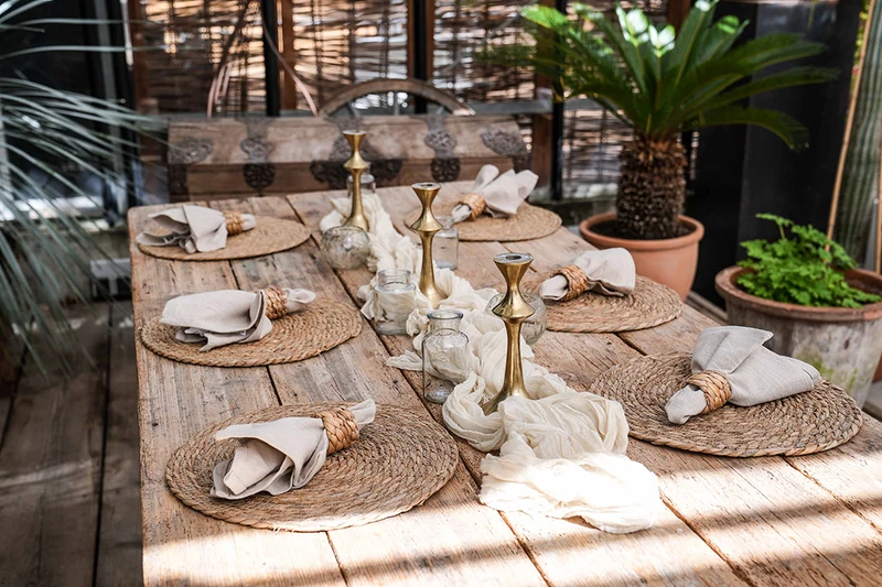Serviette creme