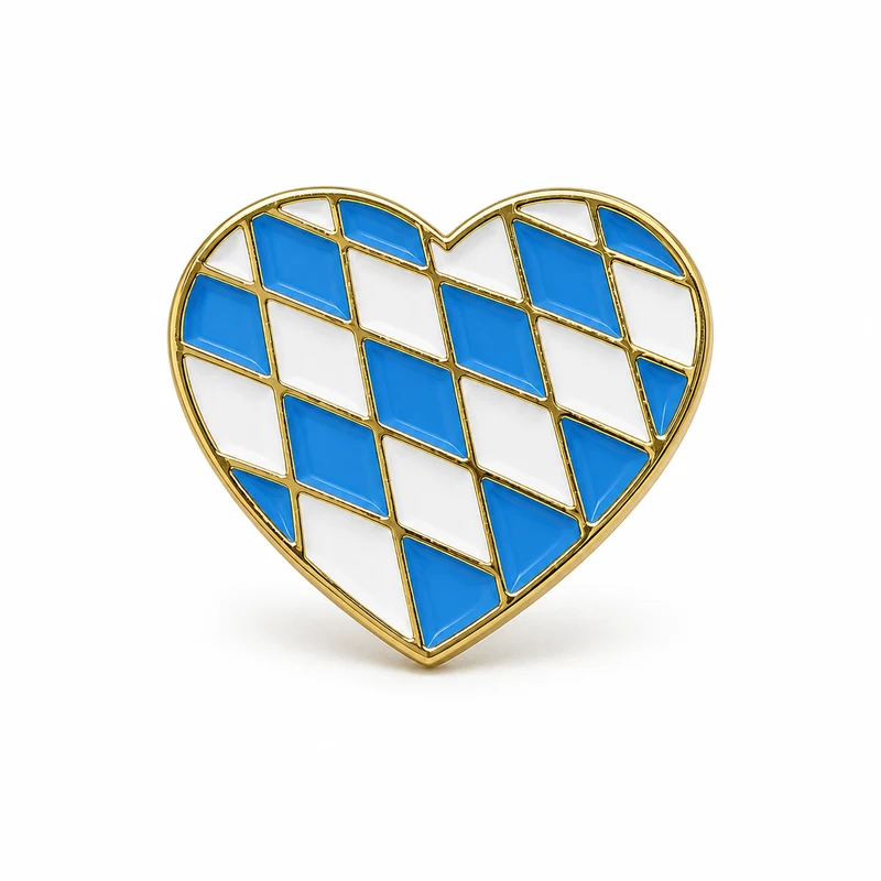 Anstecker Bayerisches Herz