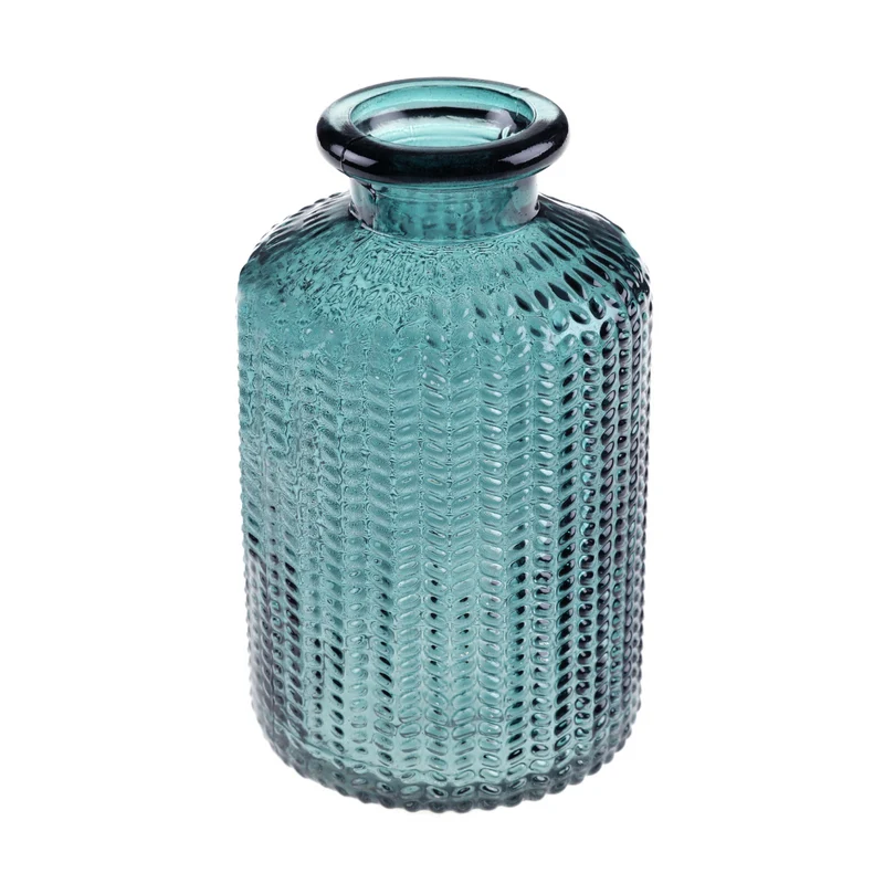 Glas Vase petrol (1 Stück)
