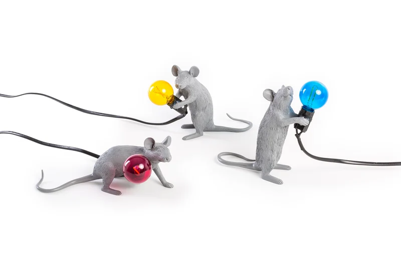 Tischlampe MOUSE STEP weiß 6,2x21x8,1cm