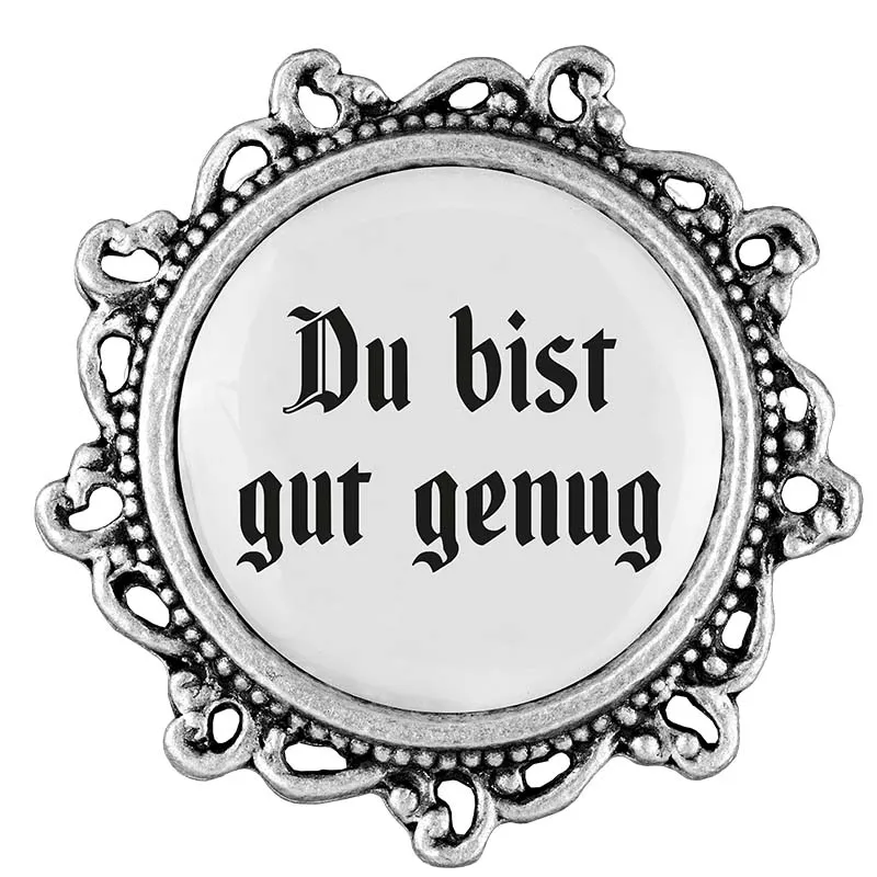 Du bist gut genug 20mm // verziert