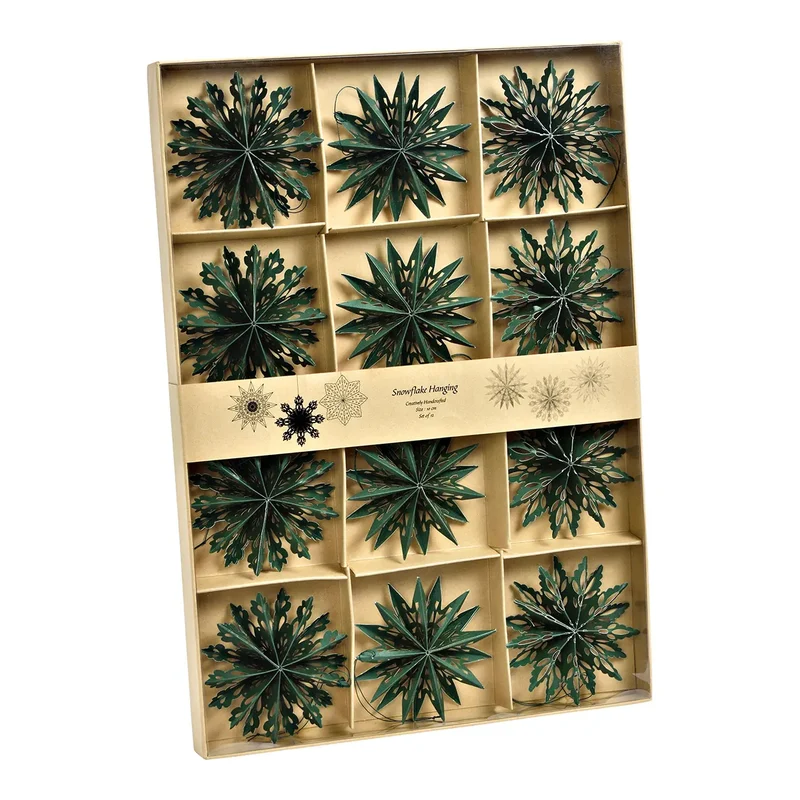 Papier-Schneeflocken zum Aufhängen im Set - DesignWe.Love