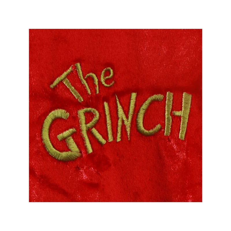 "The Grinch" Kostüm für Herren 5-tlg. | Rot Grün