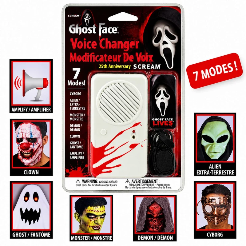 Stimmenverzerrer "Ghost Face™" | 7 Varianten
