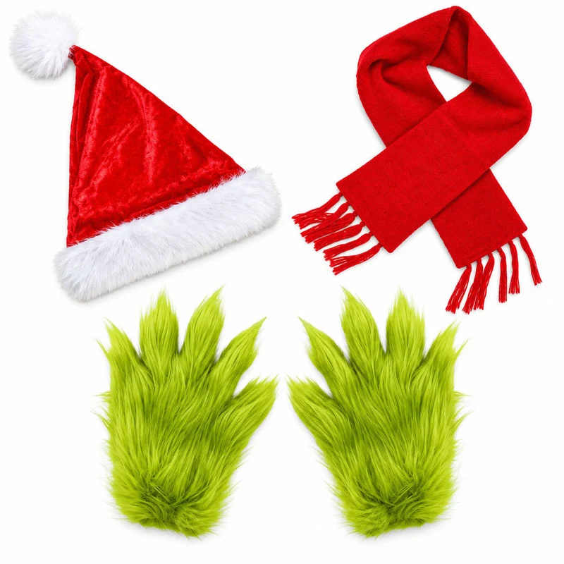 "The Grinch" Zubehör Set 3-tlg. | Mütze, Schal und Handschuhe