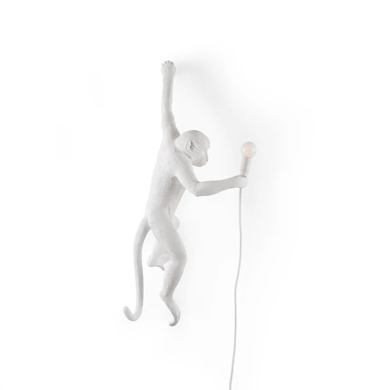 Hängeleuchte THE MONKEY hanging weiss links 37x20,5x76,5 cm