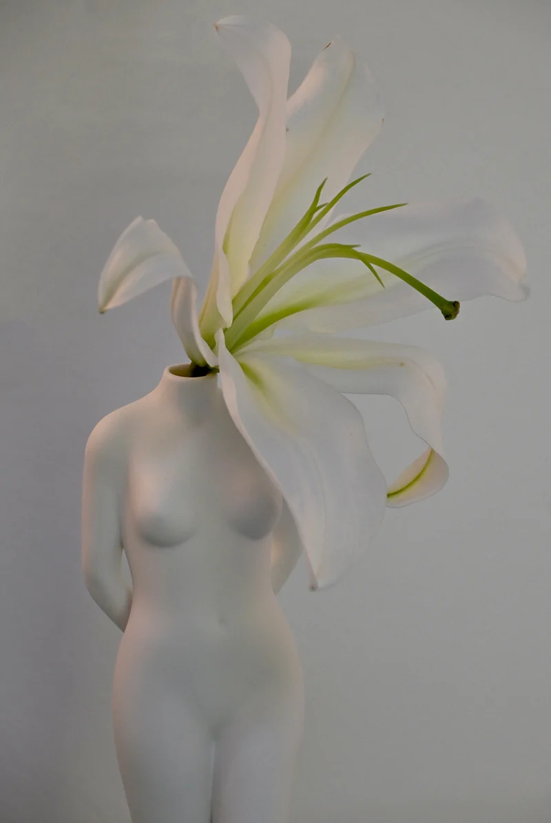 Vase LA TIMIDA 16x16x26cm