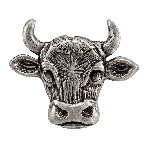 Kuh Pin | altsilber
