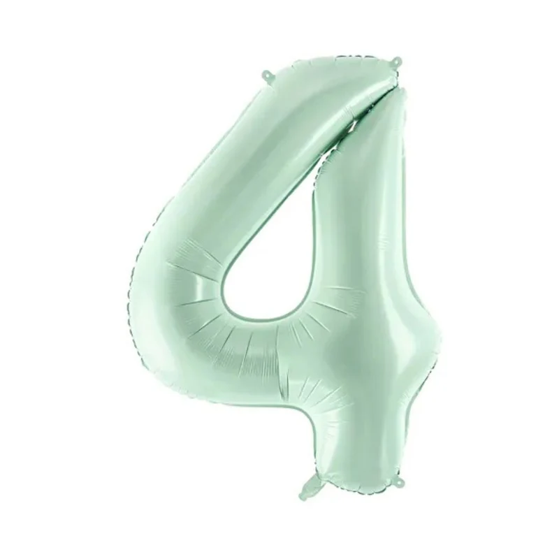 Folienballon Zahl 72cm pastell grün (1 Stück)