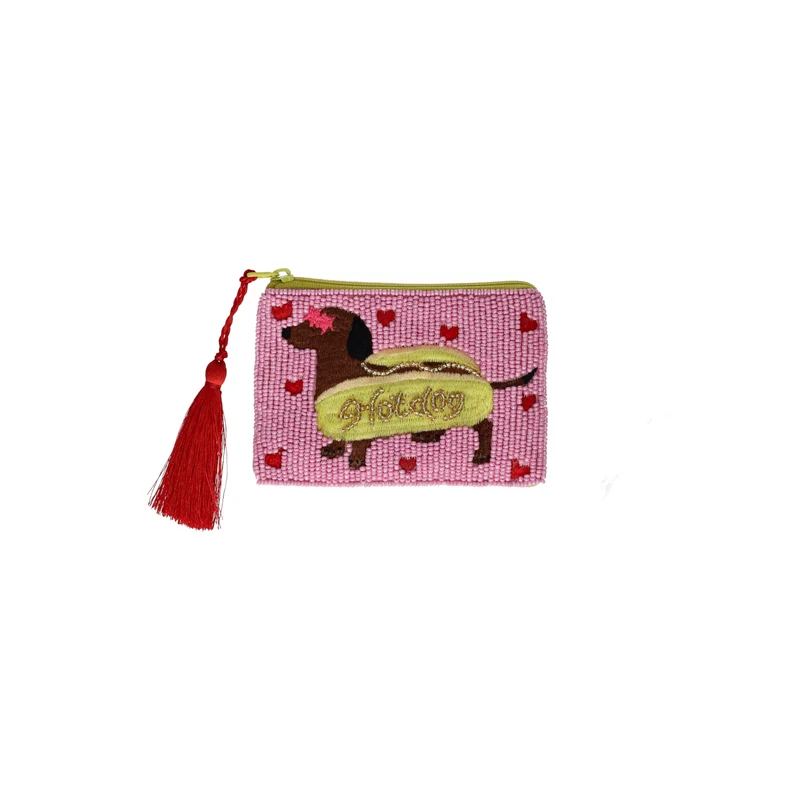 Kosmetiktasche ELODIE XS Motiv: Hot-Dog rosa