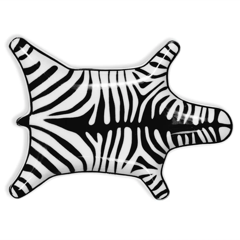 Aufbewahrungsschale ZEBRA schwarz/weiß
