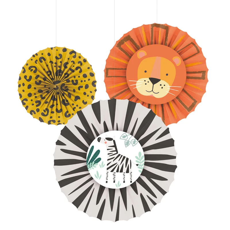 Amscan "Get Wild" Safari Tiere - Kinder Geburtstag Partydekoration Partygeschirr