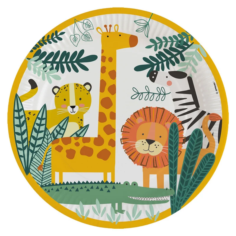 Amscan "Get Wild" Safari Tiere - Kinder Geburtstag Partydekoration Partygeschirr