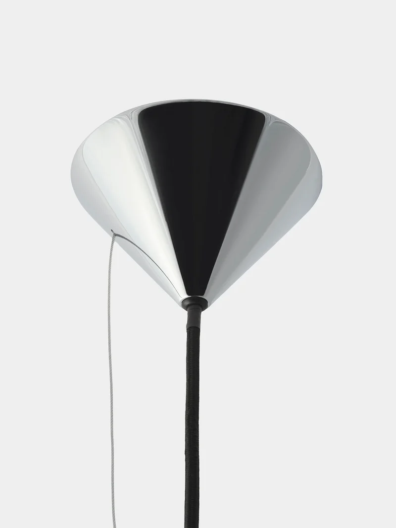 Pose - Silberfarbene Hängeleuchte, ø25 cm