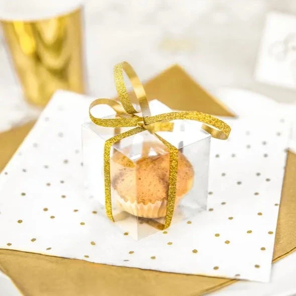 Gastgeschenk Verpackung klar (10 Stück)