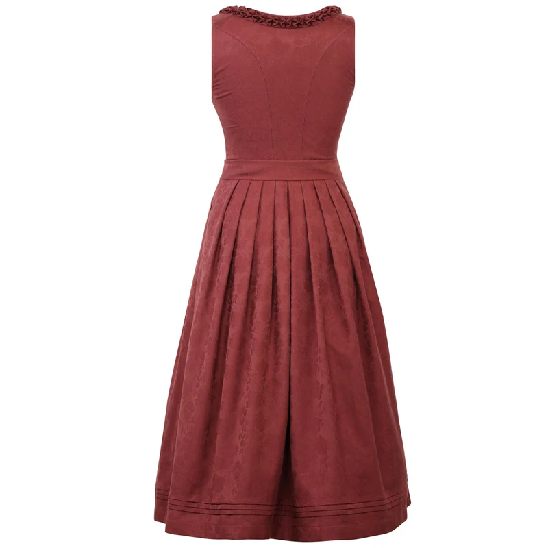 MarJo Dirndl Hochleiten Henna Gerader Ausschnitt 75cm